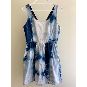 Denim Tie Dye Dress- AE